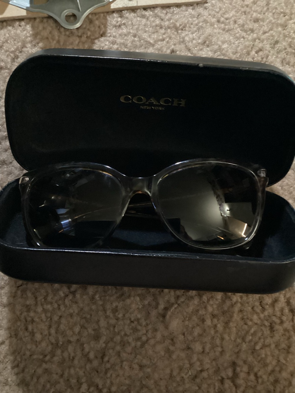 Coach Sunglasses brown and gold